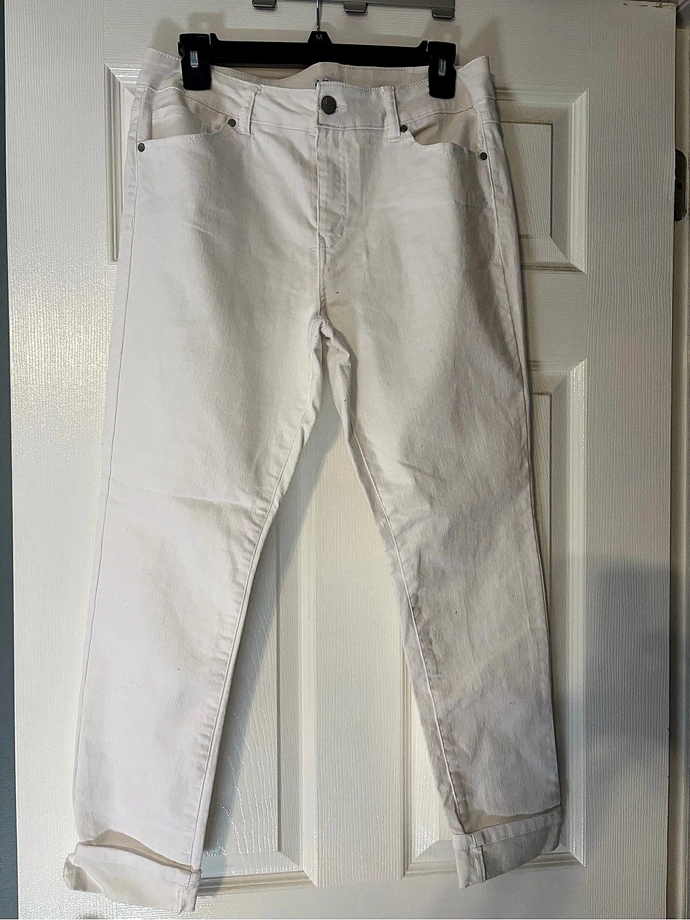 d.jeans Skinny Jeans White Waist 10